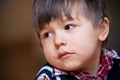 Portrait of a cute boy looking aside Royalty Free Stock Photo