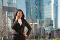 Portrait of a cute business woman Royalty Free Stock Photo