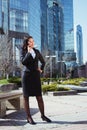 Portrait of a cute business woman Royalty Free Stock Photo