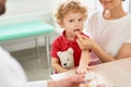 Little Boy taking Pills Royalty Free Stock Photo