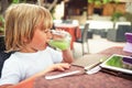 Portrait of a cute little boy Royalty Free Stock Photo