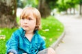 Portrait of a cute little boy