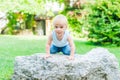 Portrait of a cute little boy