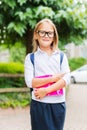 Portrait of a cute little girl Royalty Free Stock Photo