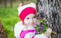 Portrait of cute little girl Royalty Free Stock Photo