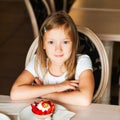 Portrait of a cute little girl Royalty Free Stock Photo