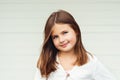 Portrait of a cute little girl Royalty Free Stock Photo