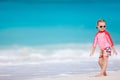 Cute little girl at beach Royalty Free Stock Photo