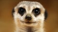 Portrait of a cute little meerkat Royalty Free Stock Photo