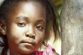 Portrait of cute malagasy girl Royalty Free Stock Photo