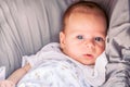 Portrait Of Cute 4-Month Baby Boy