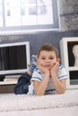 Portrait of cute preschooler boy Royalty Free Stock Photo