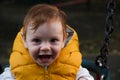 Portrait Of A Cute Baby Boy Smiling Royalty Free Stock Photo