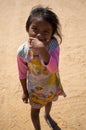 Portrait of cute Wayuu Indian La Guajira