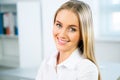 Portrait of cute young business woman Royalty Free Stock Photo