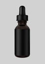 Blank Medicine Tincture Bottle lid on