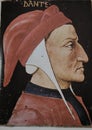 Portrait of Dante Alighieri Royalty Free Stock Photo