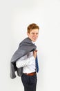 Portrait of a dapper teen boy Royalty Free Stock Photo