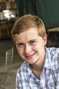 Portrait of a dapper teen boy Royalty Free Stock Photo