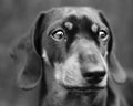 Portrait of a daschund Royalty Free Stock Photo