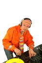 Portrait deejay Royalty Free Stock Photo