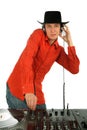Portrait deejay Royalty Free Stock Photo