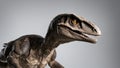 portrait of a dinosaur The Velociraptor was a clue in the mystery case. It had been found near the crime scene,