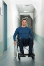 Portrait of a disabled man Royalty Free Stock Photo