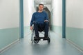 Portrait of a disabled man Royalty Free Stock Photo
