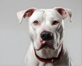 Portrait of the Dogo Argentino