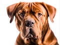 Portrait of the Dogue de Bordeaux dog