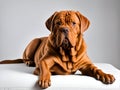 Portrait of the Dogue de Bordeaux dog
