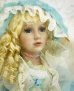 Portrait Doll Toy, Closeup Royalty Free Stock Photo