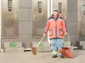 Portrait of a dustman