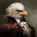 Portrait of an eagle as a president Royalty Free Stock Photo