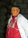 Portrait of ecuadorian senior woman potter