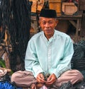 PORTRAIT OF ELDERLY MAN IN INDONESIA