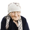 Portrait of elderly woman Royalty Free Stock Photo