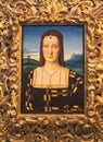 The Portrait of Elisabetta Gonzaga by Raphael Royalty Free Stock Photo