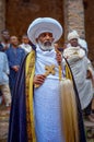 Portrait of An Ethiopian Orthodox Priest Holding a Cross