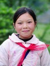 Portrait of ethnic girl at countryside in Dalat, Vietnam