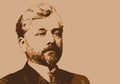 Portrait of the famous French engineer, Gustave Eiffel.