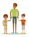 Mixed race family. Royalty Free Stock Photo