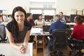 Portrait Of Female Architect With Meeting In Background Royalty Free Stock Photo