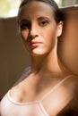 Portrait of female ballet dancer. Royalty Free Stock Photo