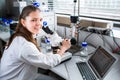 Portrait of a female chemistry student Royalty Free Stock Photo