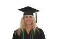 Portrait female college graduate with honors Royalty Free Stock Photo