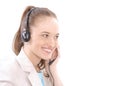 Portrait of female customer service representative Royalty Free Stock Photo