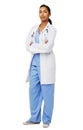 Portrait Of Female Doctor With Arms Crossed Royalty Free Stock Photo