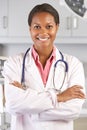 Portrait Of Female Doctor In Doctor's Office